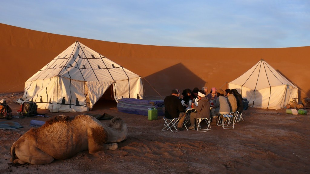 Camp in Morocco